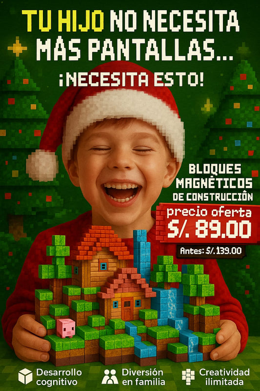 BLOQUES MAGNETICOS MINECRAFT