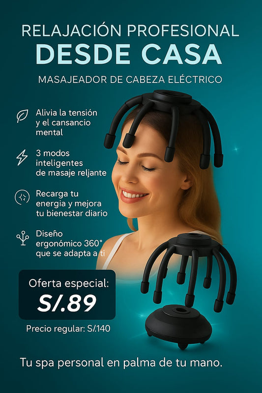 MASAJEADOR DE CABEZA  ELECTRICA